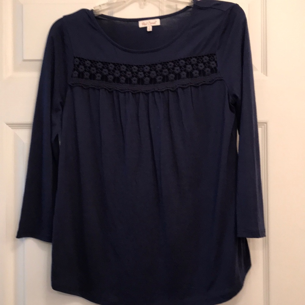 Red camel shirt navy blue